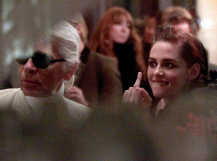 Kristen Stewart, Karl Lagerfeld Kristen Stewart, Karl Lagerfeld